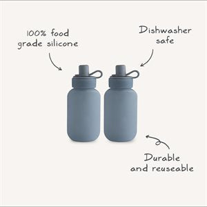 Mushie fjölnota skvísur (2stk) - Cambridge Blue