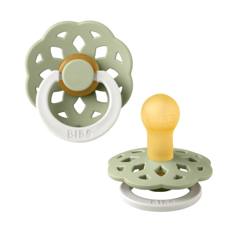 Bibs Boheme snuð str 1 - Sage GLOW