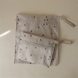 Mushie vatnsheldur poki (2stk) - Bees