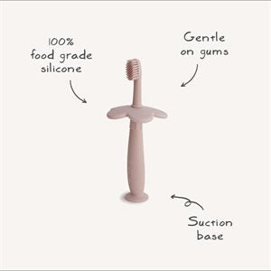 Mushie æfingar tannbursti - Soft Lilac