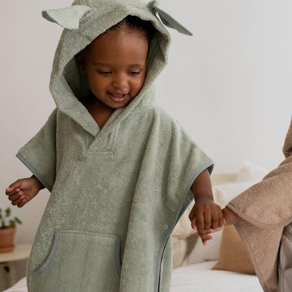 Bibs Poncho handklæði - Sage