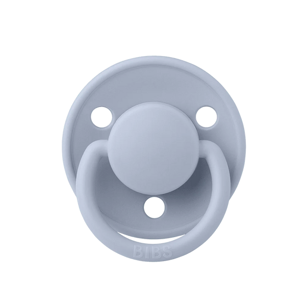 Bibs DE LUX merkt snuð One Size - Dusty Blue