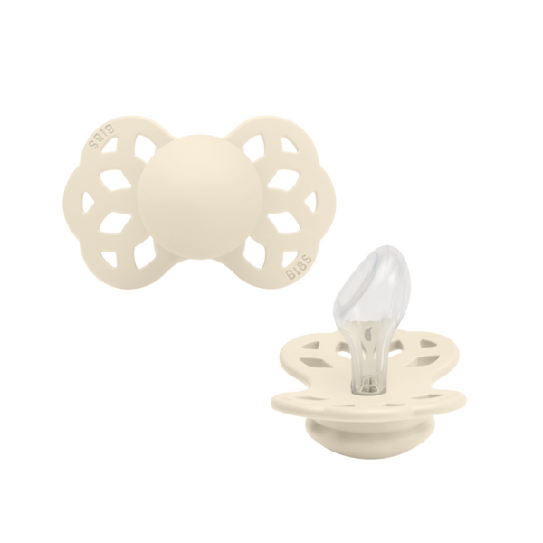 Bibs INFINITY Anatomical snuð str 2 -  Ivory