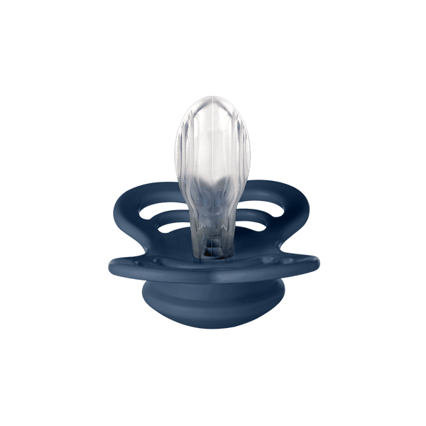 Bibs SUPREME snuð str 2 - Steel Blue