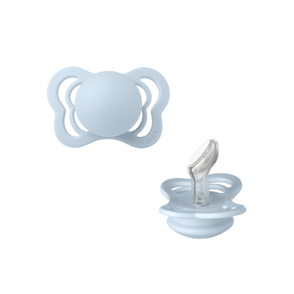 Bibs COUTURE snuð str 1 - Baby Blue