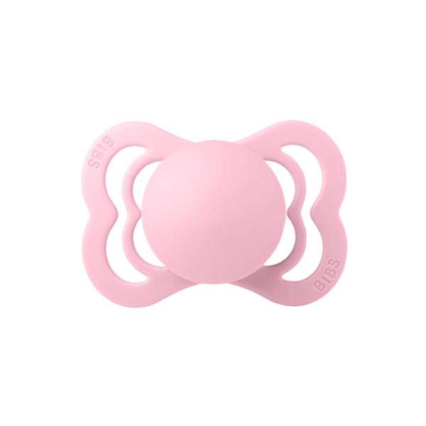Bibs SUPREME snuð str 1 -  Baby Pink
